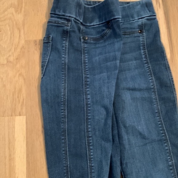 LIVERPOOL Los Angeles Pull-On Skinny Jeggings Dark Wash Denim Women’s 0P - Picture 5 of 16
